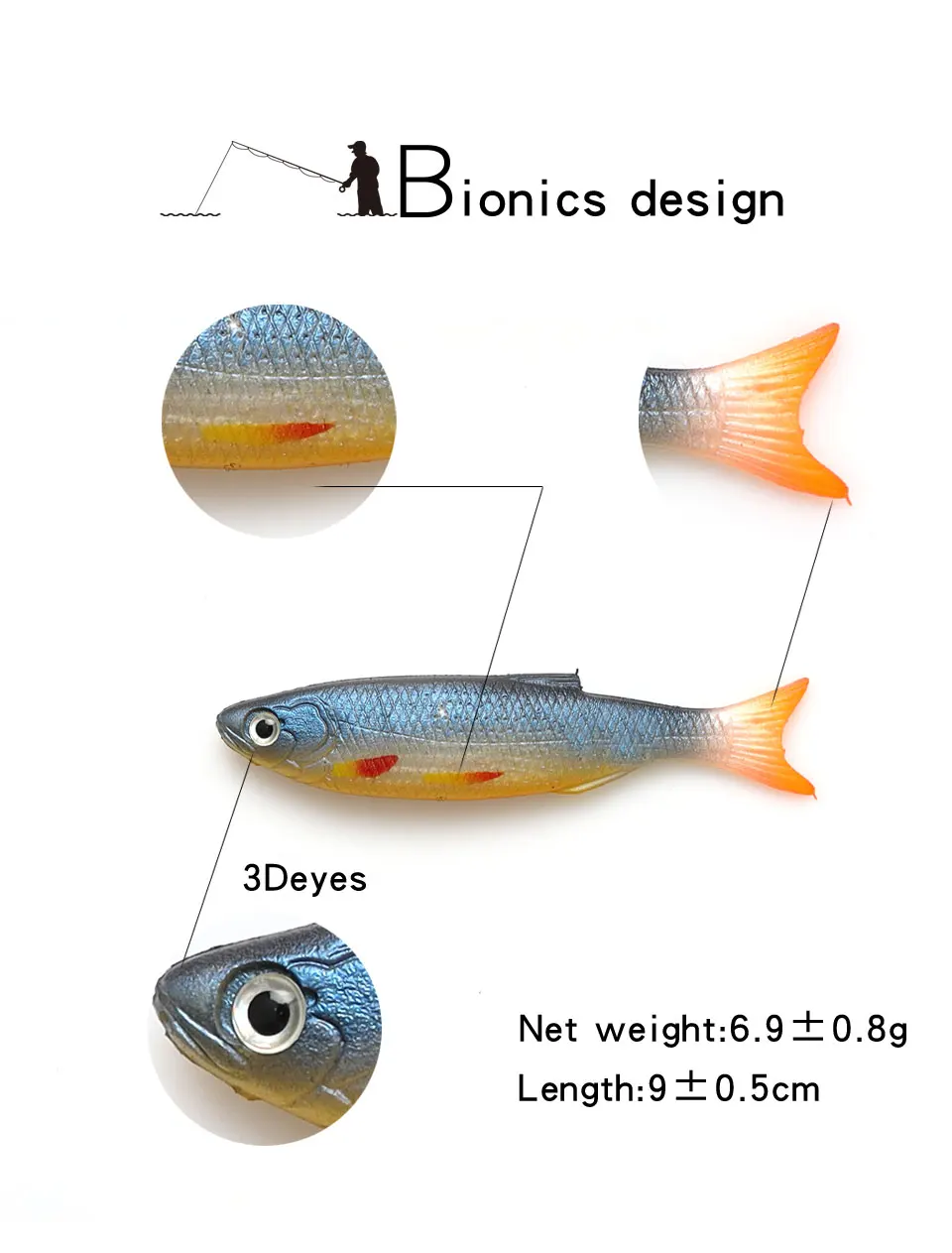 Variedad de colores diseñados para distintas aguas