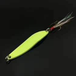 Cucharas giratorias Salix con plumas – Set de 2 señuelos