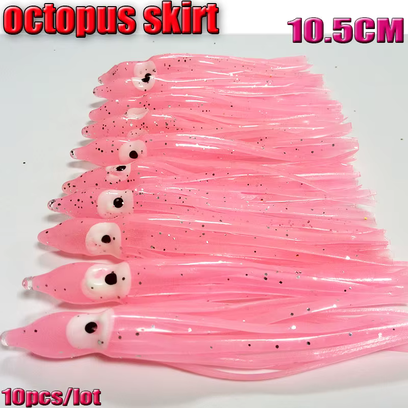 Señuelo blando para pulpo y calamar – 8/10,5 cm, 16 colores selectos - imagen 5