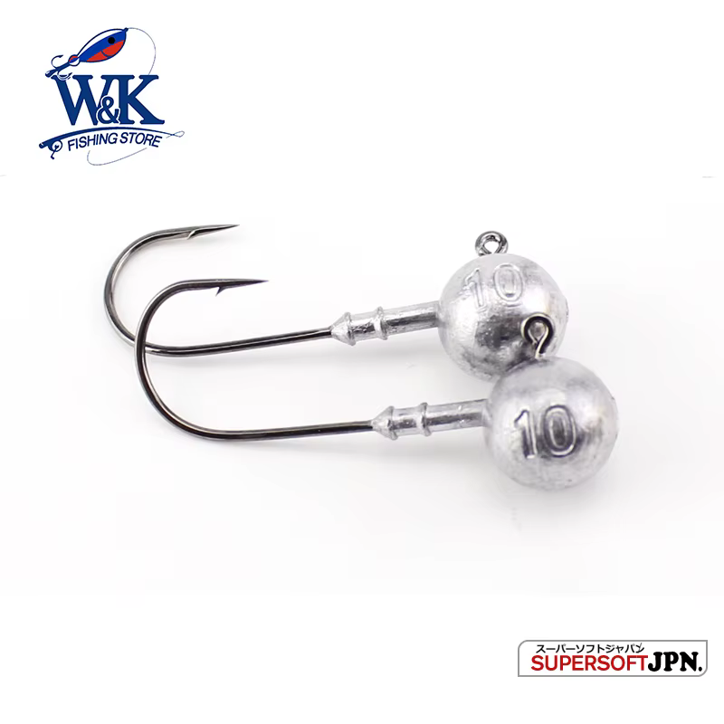 W&K Jig Head Original anzuelo pin tail para vinilo - imagen 4
