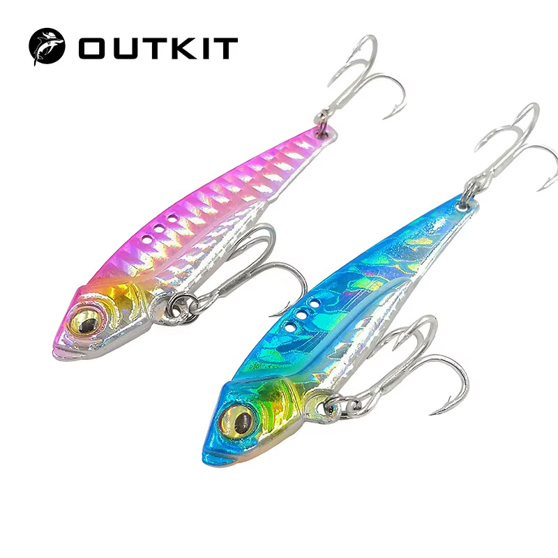 OUTKIT 2020 Señuelo VIB Metal láser – Cuchara vibratoria - imagen 5