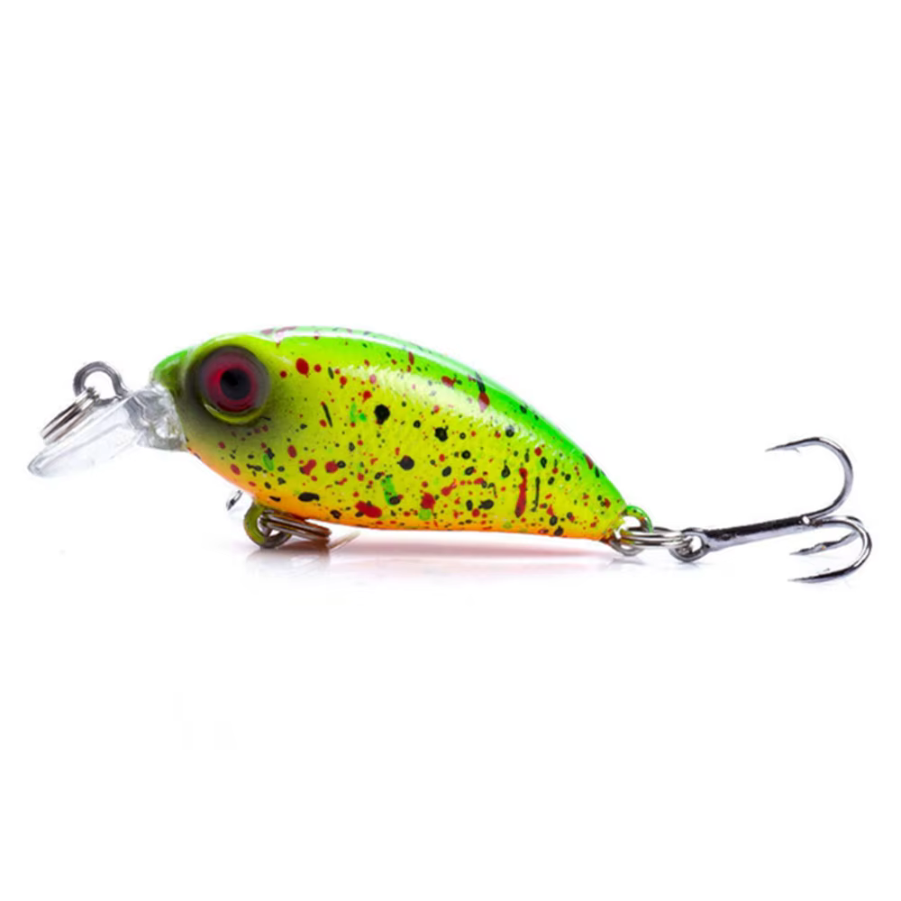 Mini senuelos Crankbait flotantes para lucio - cebo duro plastico - imagen 3