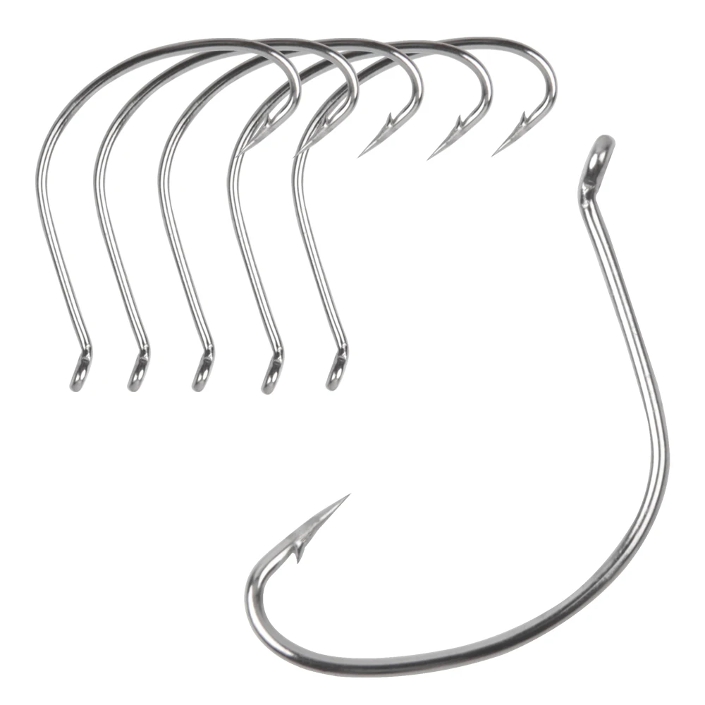 Shaddock Anzuelos Círculo Offset para gusano y pulpo - imagen 2