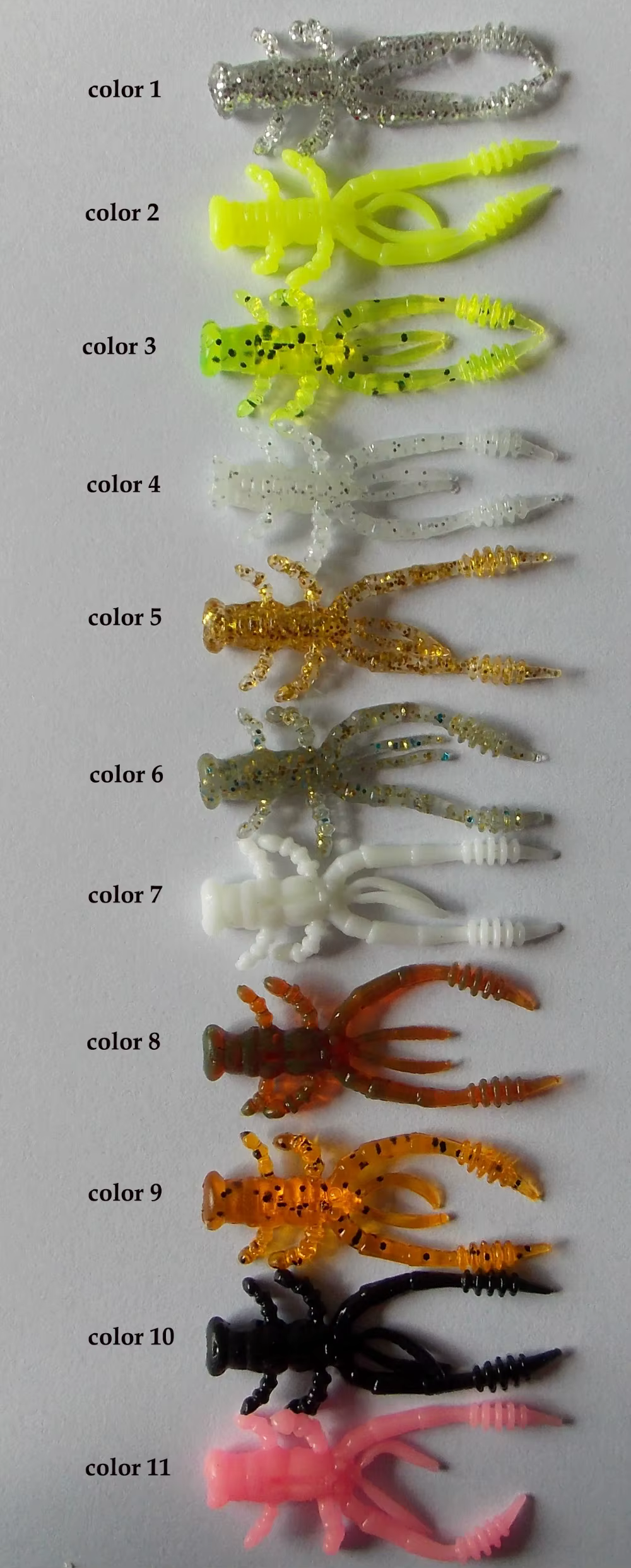 Variantes de color del señuelo ESFISHING