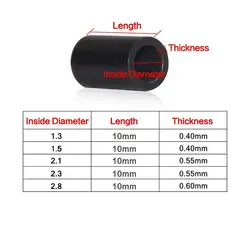 Conector línea pesca latón negro mate – Manguito engarce
