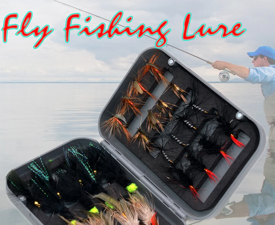 Detalle de los patrones de mosca seca Wooly Bugger y Streamer
