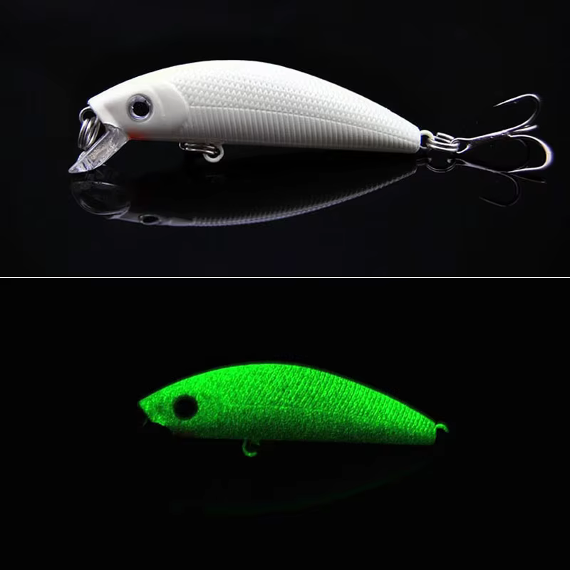 Señuelo nocturno Minnow VIB lápiz popper brilla en oscuridad - imagen 2