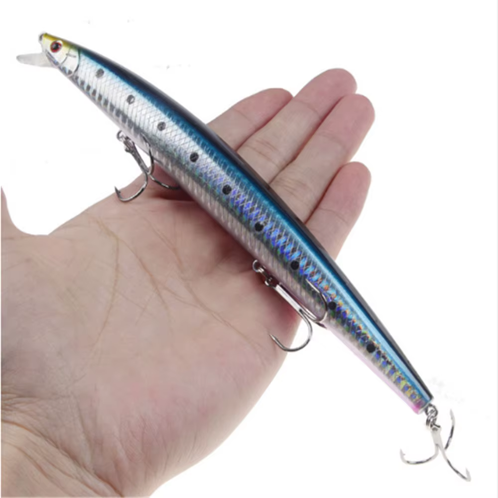 Minnow 18cm 24g – Crankbait artificial duro para mar