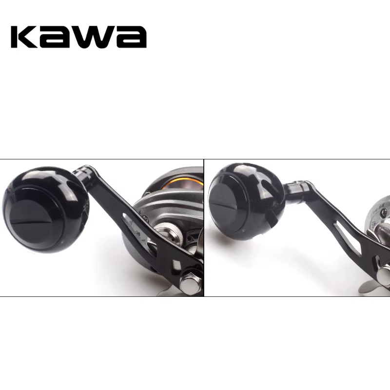 Pomo de Carrete Kawa en Aluminio Ambidiestro – Pesca Deportiva - imagen 3