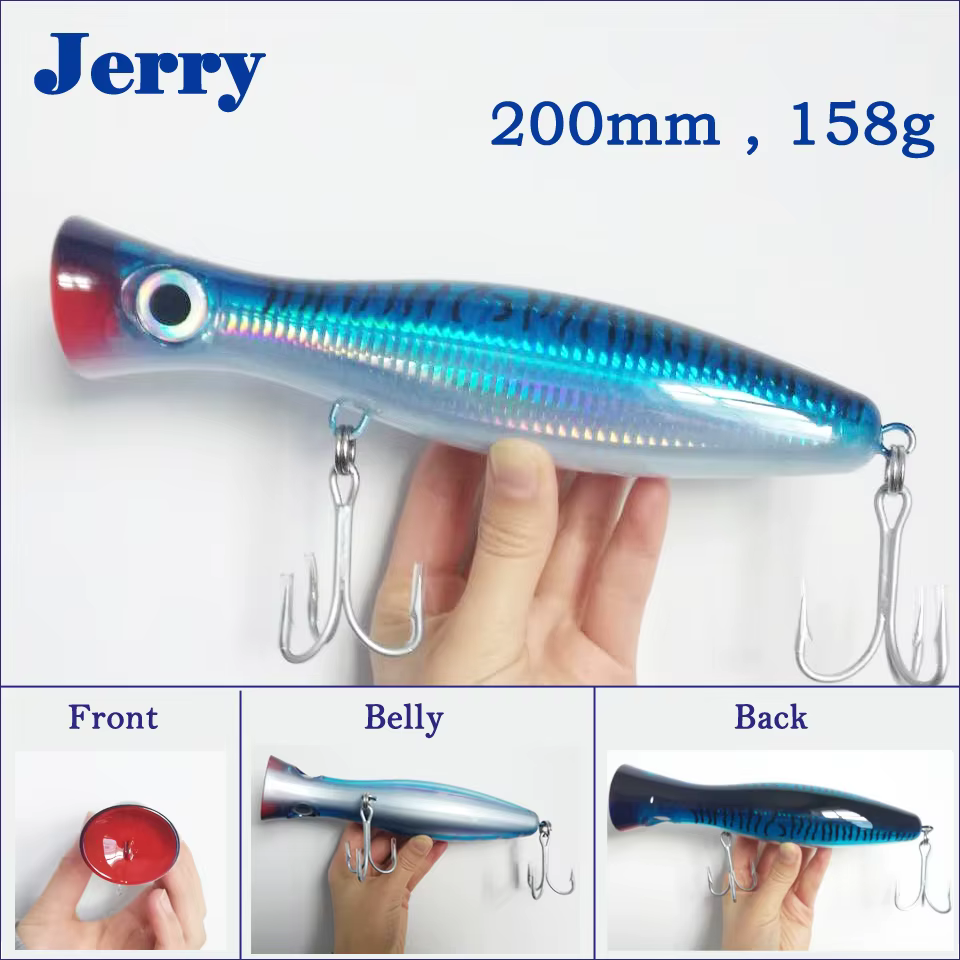 Popper Jerry de superficie – Señuelo para pesca en aguas profundas - imagen 5