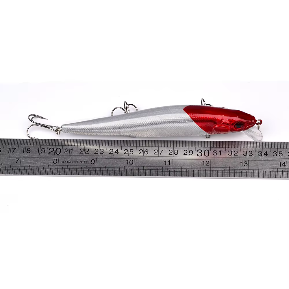 Ejemplo de recuperación del crankbait en lago