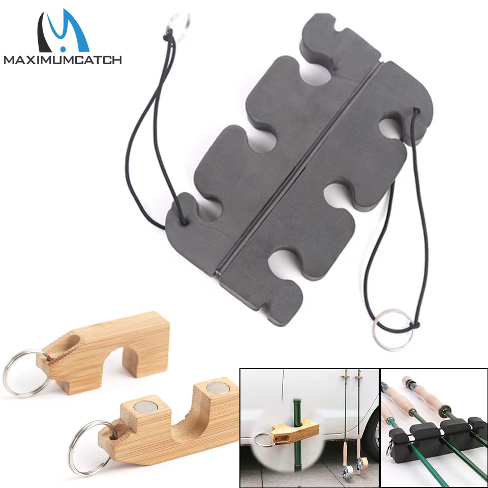 Maximumcatch – Soporte magnético porta-cañas 2 piezas para pesca - imagen 2