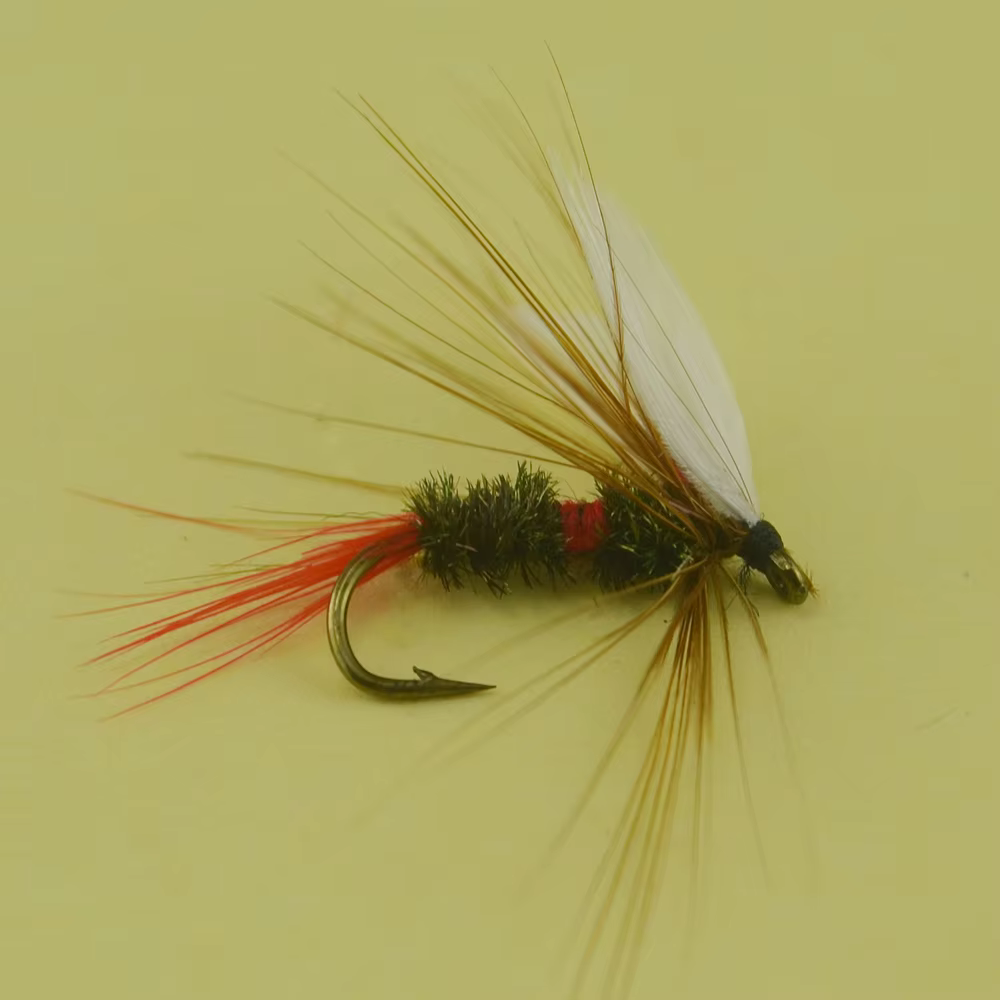 Royal Wulff Coachman – Mosca seca para trucha, Imitación eficaz - imagen 3