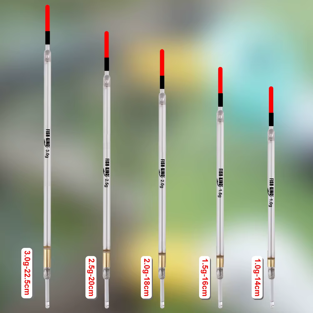 Flotadores de pesca vertical NGB – Plástico duro con tubo transparente - imagen 3
