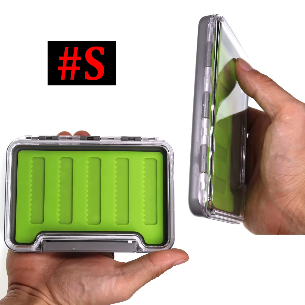 Caja impermeable Bimoo para aparejos de mosca – Talla S y L