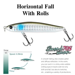 Tsurinoya Lápiz 70mm – Señuelo delgado para pesca