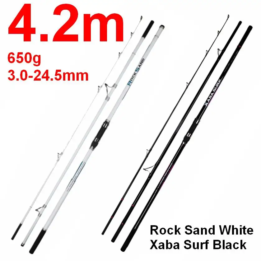 Caña Surf Casting ZZ16 – 4,20m Fibra Carbono 650g - imagen 3