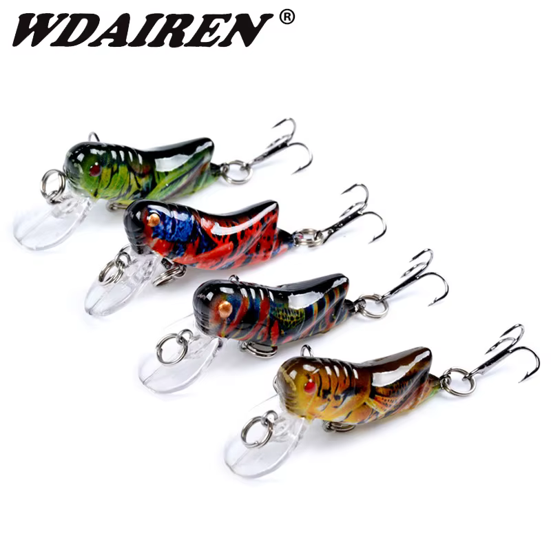 Crankbait Saltamontes Minnow – Señuelo pesca para lubina y carpa - imagen 4