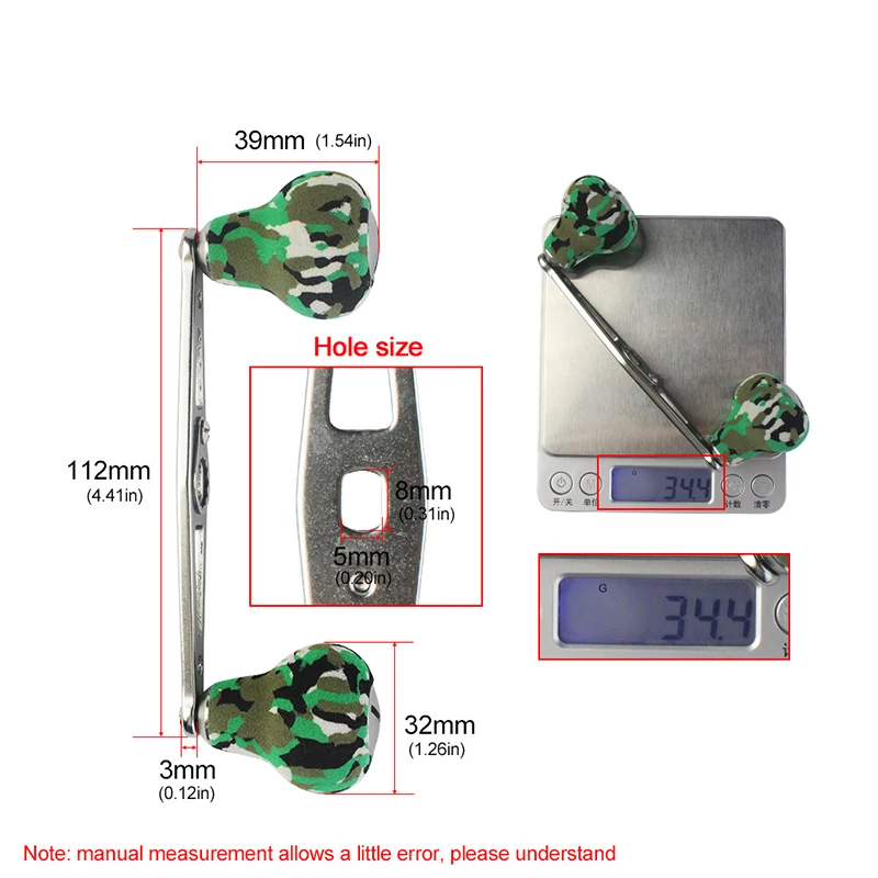 Acabado camuflaje del mango EKfan