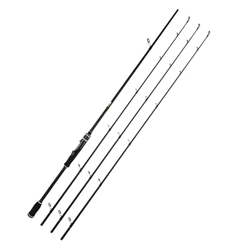 Caña fibra carbono ML/MH para spinning y baitcasting 2 tramos - imagen 5