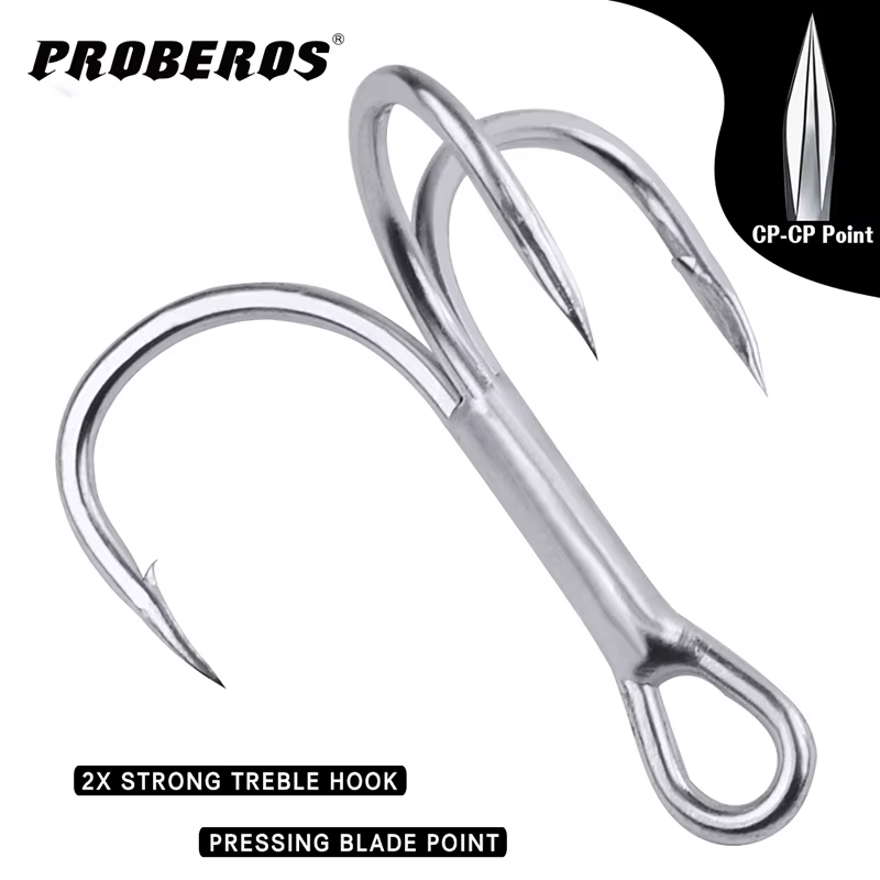 Anzuelo triple PROBEROS de acero