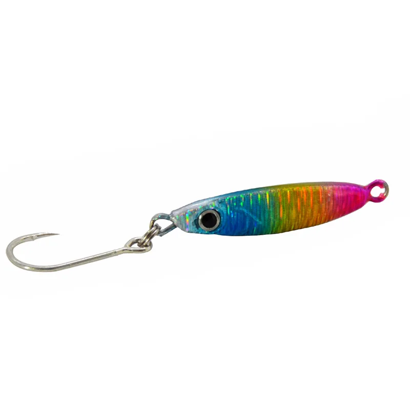 Vista frontal del señuelo micro jig 3g/5g