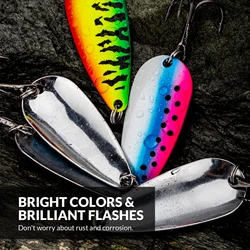 THKFISH Cucharas Lentejuelas de Metal – Señuelos Trucha Mar