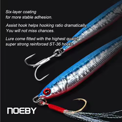 Noeby Metal Jig – Cuchara jigging mar 21-40g