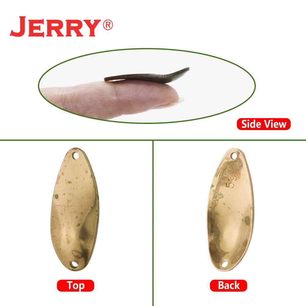 Cuchara de latón Ultra Fishino para trucha y perca – Señuelo natural - imagen 5