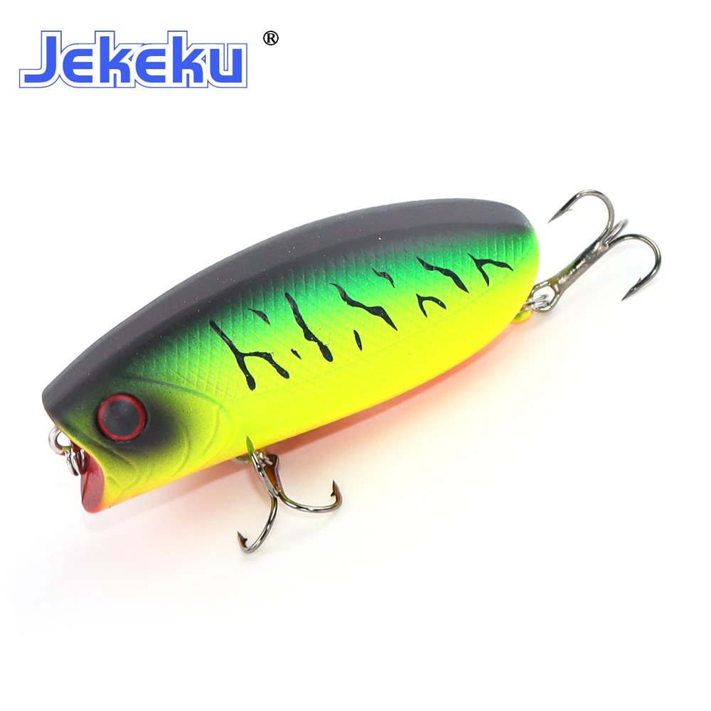 JEKEKU Señuelo de manivela duro con bola, cebo artificial para depredadores - imagen 5