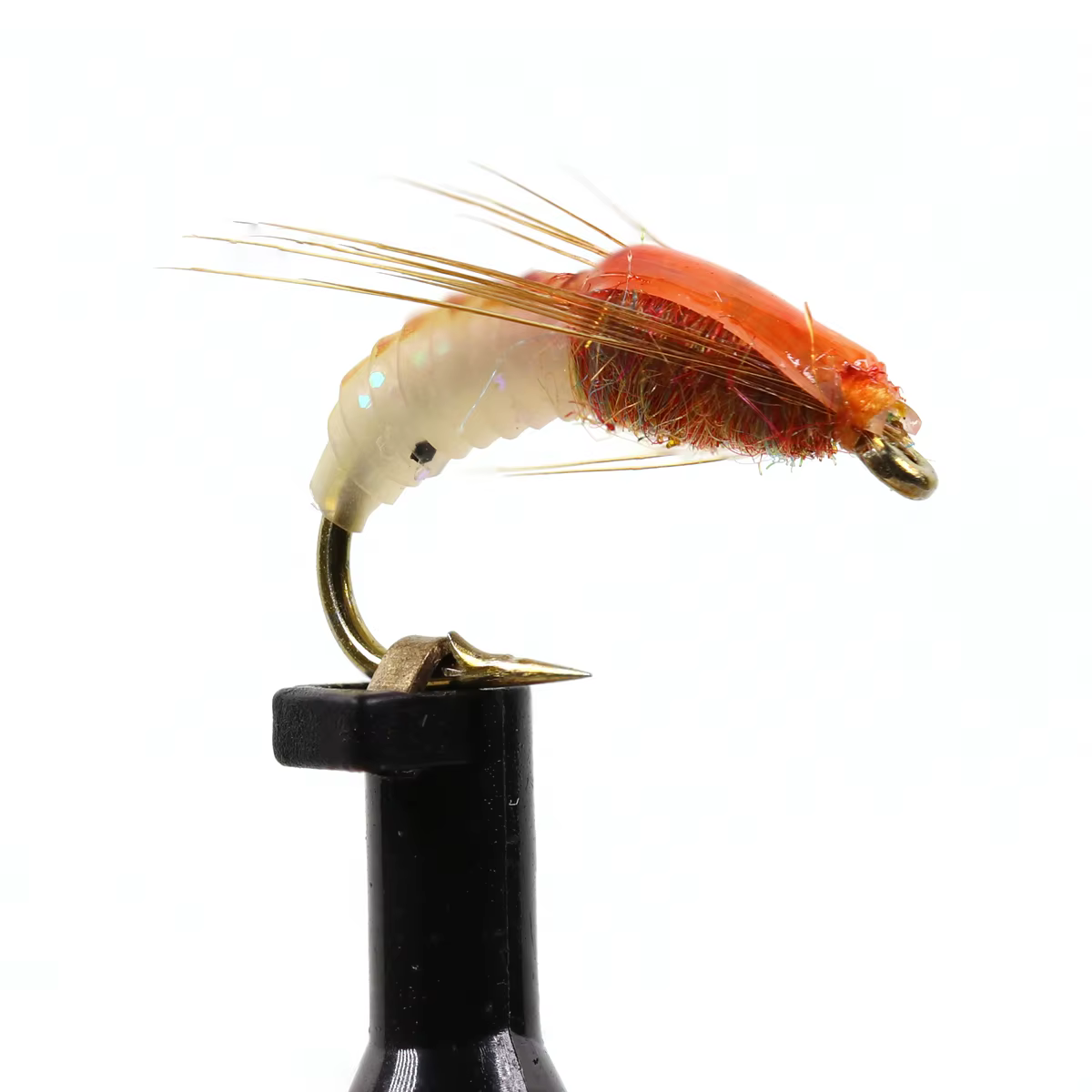 Bimoo Ninfa Scud Fly Bug Talla 12/14 para Trucha – Color Marrón - imagen 4