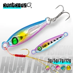 HuntHouse Micro Señuelo jigging de metal; caída lenta para pesca