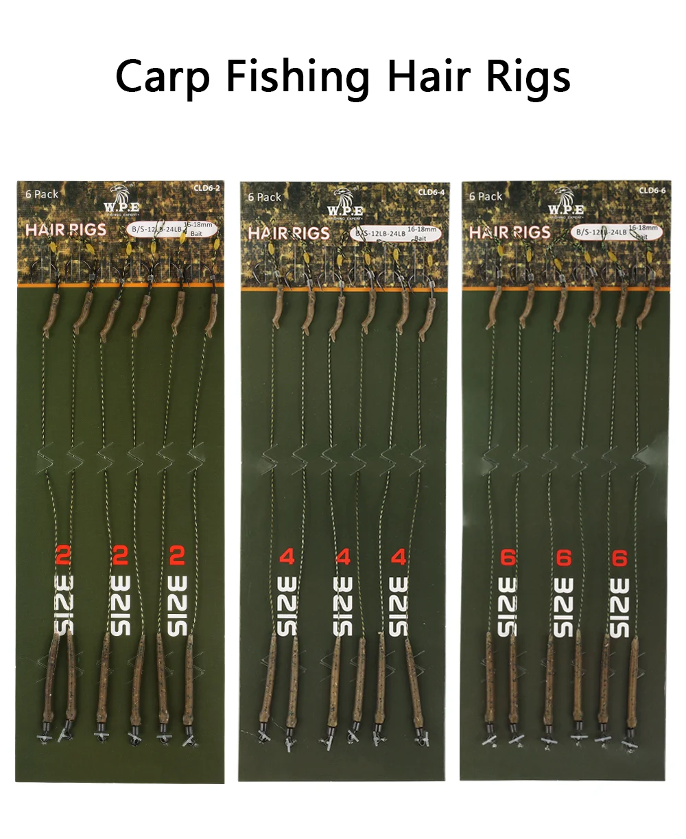 Aparejos de pesca de carpa W.P.E premontados