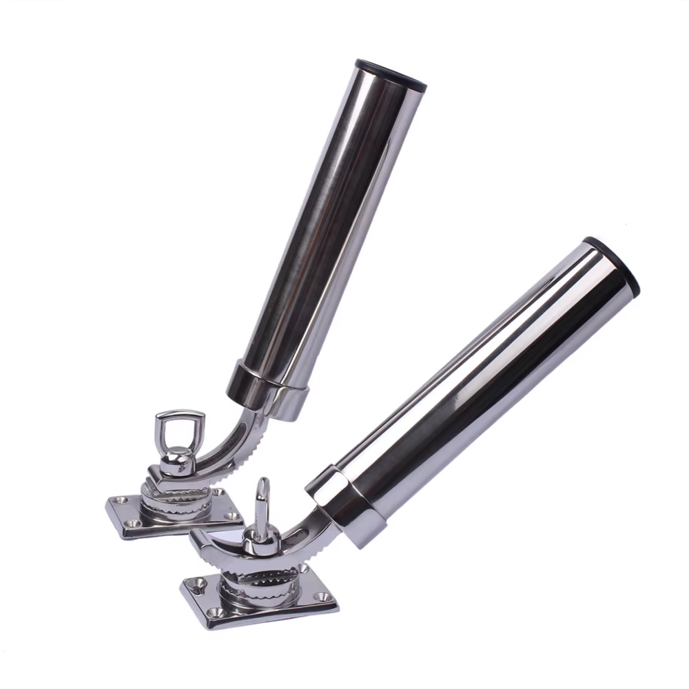 Soporte portacañas regulable 360° – Acero inoxidable 316