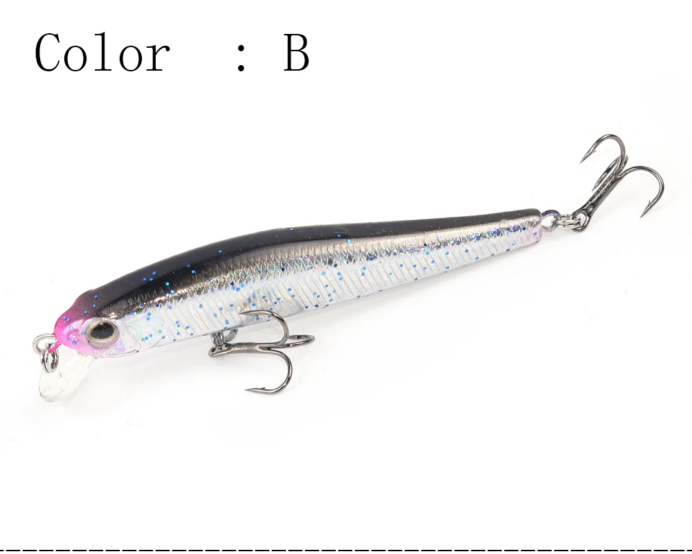 Detalle del cuerpo del señuelo tipo minnow
