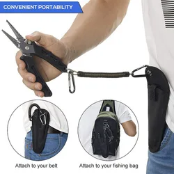 Alicates de pesca FLYSAND 7″ – Acero inoxidable multifuncional