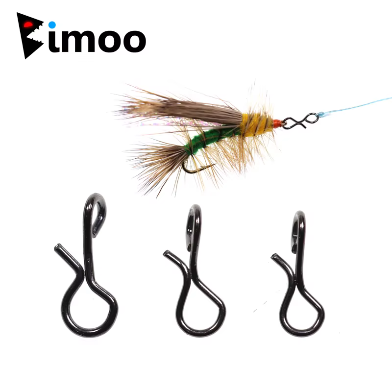 Bimoo Snap cambio rápido – Acero carbono para moscas y señuelos - imagen 4