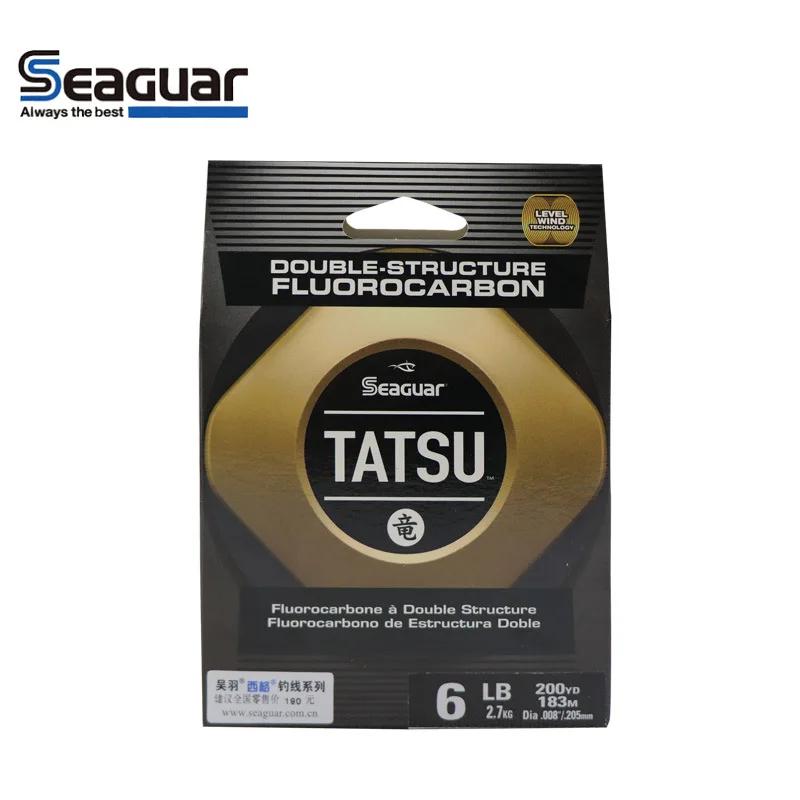Seaguar Tatsu fluorocarbono – Línea 6-15LB agua salada
