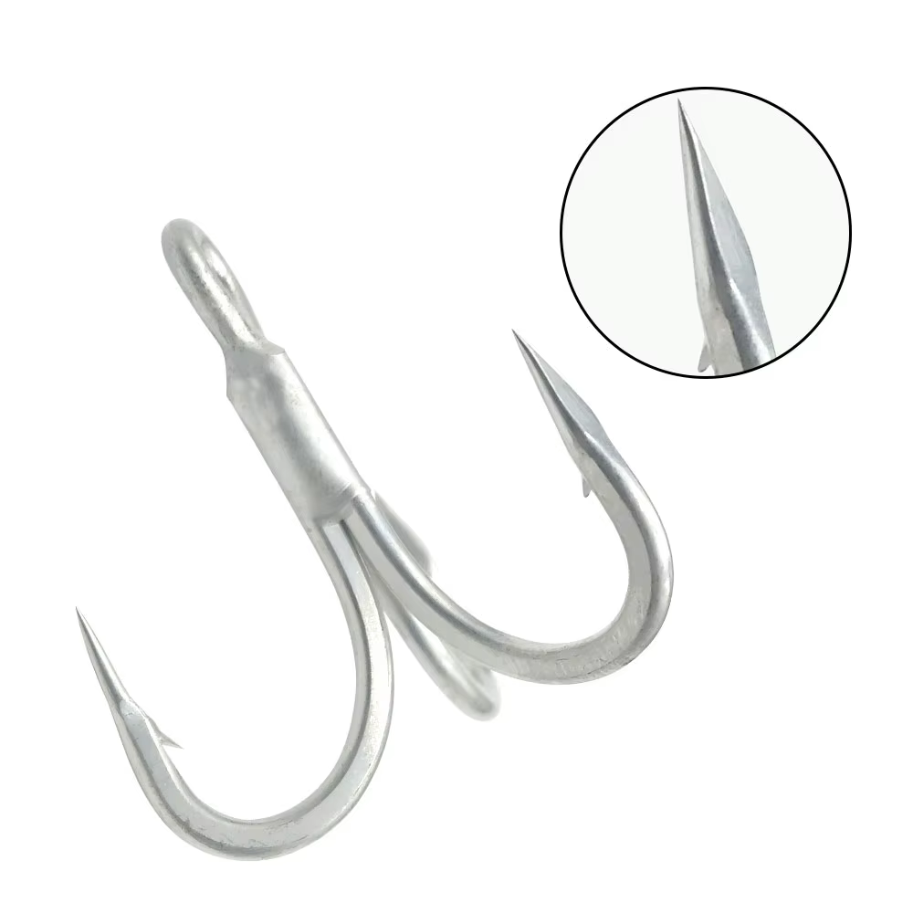 BKK AS-3/0 anzuelos triples de acero inoxidable para jigging - imagen 2