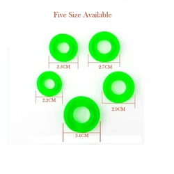 Tope flotante de gel suave con clip anillo para caña pesca resistente