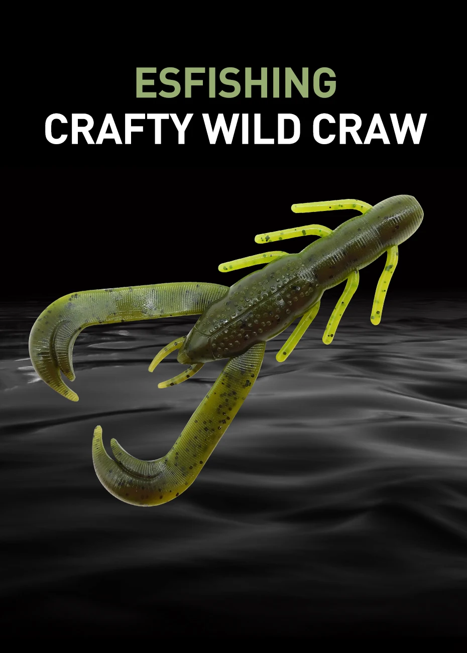 Señuelo Wild Craw movimiento