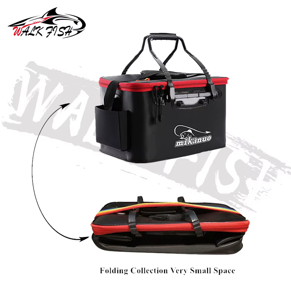 WALK FISH Bolsa de pesca plegable EVA - Cubo portátil, caja para peces - imagen 3