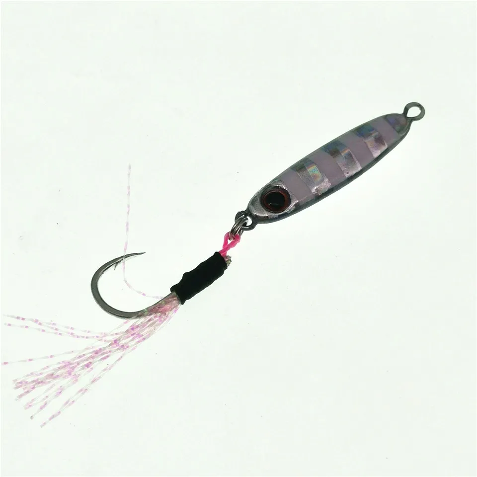 Variedad de colores del microjig MUKUN para distintas condiciones