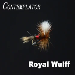 Royal Wulff Contemplador #12 - Mosca seca atractor hormiga voladora