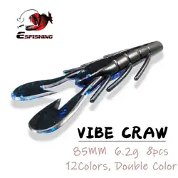 ESFISHING Vibe Craw cebo suave de cangrejo con tentáculos