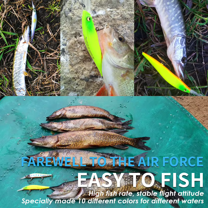 BEARKING Manivela Minnow de tungsteno - Señuelo para depredadores - imagen 5
