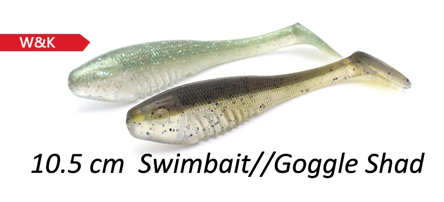 Swimbait en acción de nado