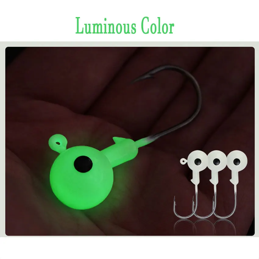 Jig Head para vinilo – Anzuelos pesqueros de cabeza plomada - imagen 4