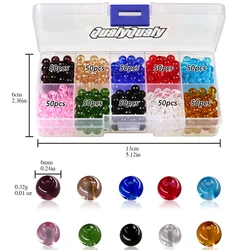 Cuentas Carolina Rig 6mm y 8mm para lubina