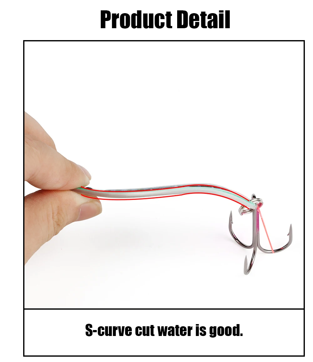 Comparativa de pesos del señuelo